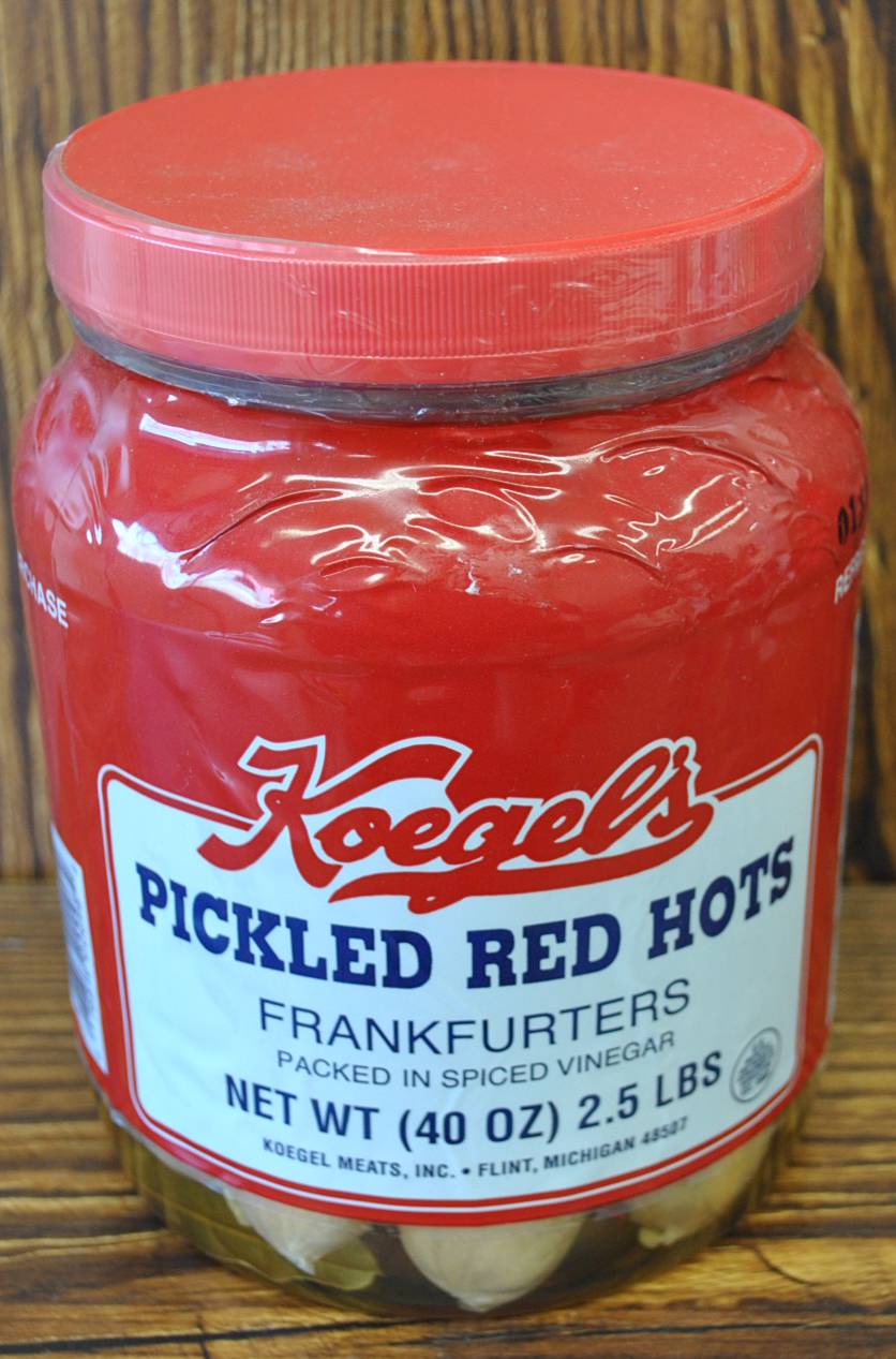 Koegel’s Pickled Red Hots Jar 2.5 lbs. – Williams Cheese