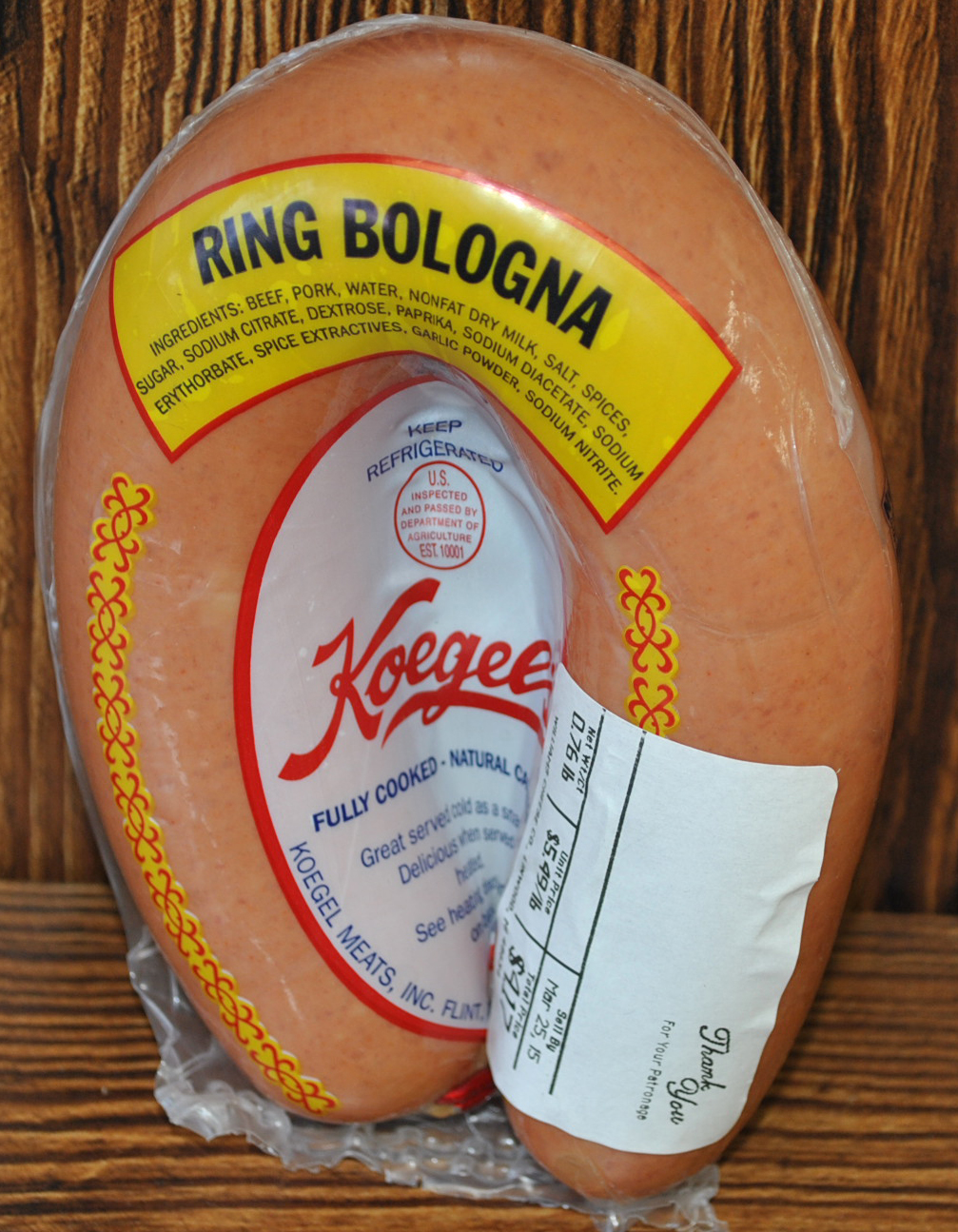 Koegel's Ring Bologna 13 oz.