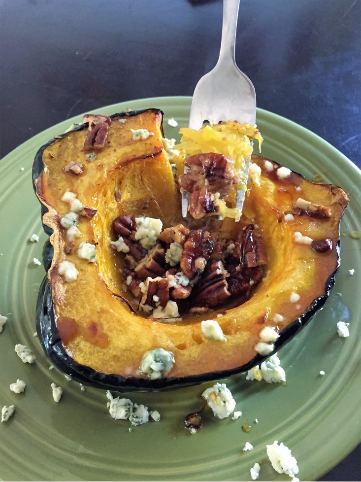 Danish Blue and Maple Acorn Squash fork Williams Cheese