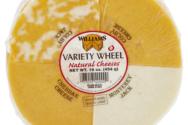 Williams Cheese Variety Wheel Williams Cheese Variety Wheel